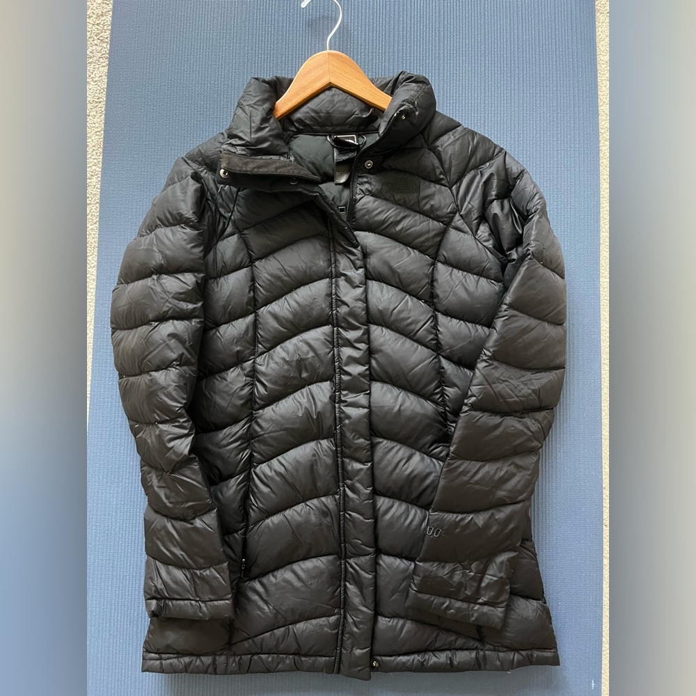 The North Face black puffer coat, women’s XS